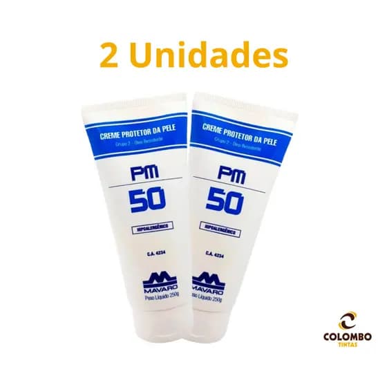 Creme de Proteção EPI Mavaro PM50 250g – Luva Química Ideal Para Uso em Indústrias e Oficinas