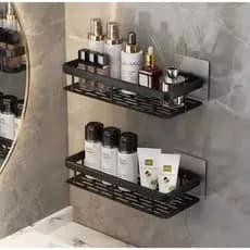 1/2/3 Suporte De Shampoo Prateleiras De Banheiro Sem Furo Premium Top alumínio suporte de banheiro