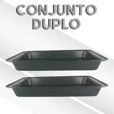 1/2 Forma Assadeira Antiaderente Bolo Torta Aves Massa Teflon