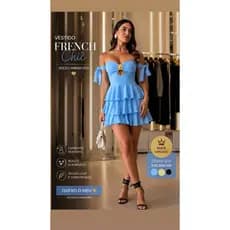 Vestido Feminino Laço Elegance fivela central