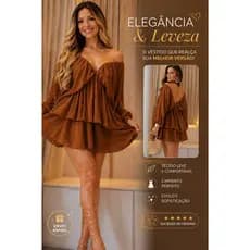 Vestido macaquinho Feminino Lumiére