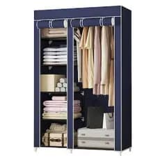GUARDA ROUPA MODULAR QUARTO CLOSET ARARA ORGANIZADOR CASACO CAMISETA SAPATOS OBJETOS LUXO PORTA ZIPER AZUL