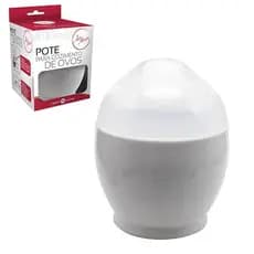 KIT 2 FORMA COZINHAR OVOS MICROONDAS POTE RECIPIENTE OMELETE FACIL VAPOR FITNESS POTE EGG COZINHA SAUDAVEL RAPIDA