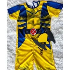 WOLVERINE + MÁSCARA EVA BRINDE FANTASIA INFANTIL FILME DESENHO WOLVERINE CRIANÇA MENINO