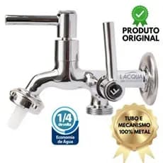 Torneira Máquina Lavar Roupas Tanque METAL 100%