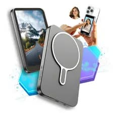Tela Magnética Monitor Para Celular Sem Fio Smartphone Selfie Vlog Gravação  Monitor Tela Projetor Alta Qualidade