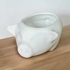 Bowl Em Formato de Porco para Feijoada 500ml Arroz Vinagrete e Farofa