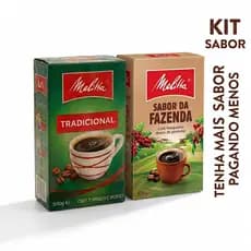 Combo variações com 2 Unidades Café Melitta 500g – Combinações Mais Queridas do Brasil