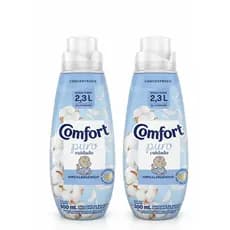 Kit 2 Amaciante Comfort Puro Cuidado Concentrado 500ml Bebe