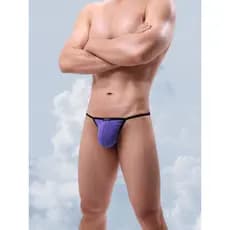 2026 novo estilo Dumi sentido internacional cintura baixa masculina impressa tanga frente meio expansão Design roupa int