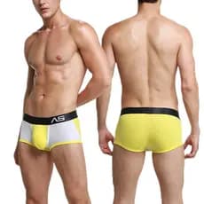 2026 novo estilo cuecas boxer masculinas algodão puro ambos os lados malha respirável confortável bolsa cor combinando j
