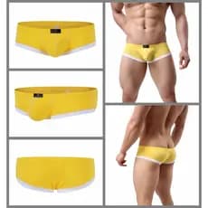 2026 novo estilo Dumi internacional Ultra-baixa cintura Modal boxer briefs U-convexo grande bolsa magro meio pacote Hip