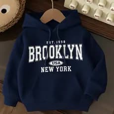Agasalho Infantil Menino Menina Moletom Para Crianças Brook New Coleção 2026