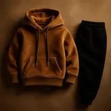 Conjuntinho Moletom Infantil Premium Agasalho + Calça Preta Com Cordão Várias Cores E Tamanhos