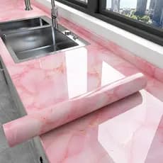 Papel de Parede 6 Metros Rosa Floral Autocolante Varios Modelos