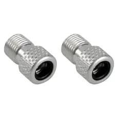 Adaptador Válvula Presta P/ Schrader Bico Fino P/ Grosso Bike Speed Mtb Compressor Bomba 2 Peças