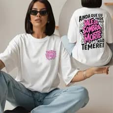 Blusa Oversized Street Estampa Evangélica