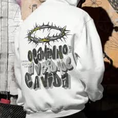 Moletom blusa de frio inverno Cristão Algodão Canguru gospel street
