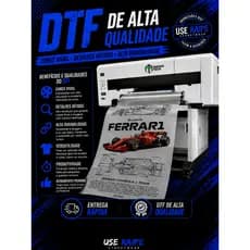Dtf Impressão Qualidade I3200 Para Estamparia Blusas Qualquer Tecido 1 METRO por 58 CM Envio 24h