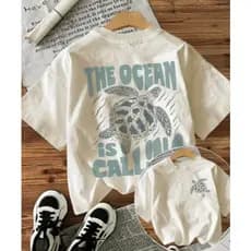 Camiseta Feminina Estampa Oceano Tartaruga Marinha - Blusa de Malha 100% Algodão - Envio Imediato -  the Shirt