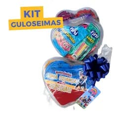 Cesta Presente Lembrancinha Infantil - Guloseimas Chocolate - Dia das Crianças Natal Aniversário