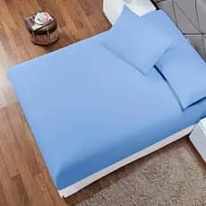 Jogo de Lençol Soft 3 Peças 180 Fios Cama Fronha e Lençol Elástico Macio Confortável Liso