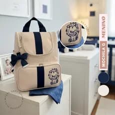 Mochila Maternidade Luxo Verde Térmica Impermeável Bordada G Promoção