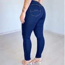 Calça Jeans Feminina Skinny Levanta Bumbum Premium