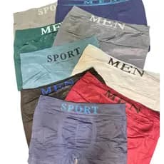 Kit Cuecas Boxer Microfibra Premium Lisa
