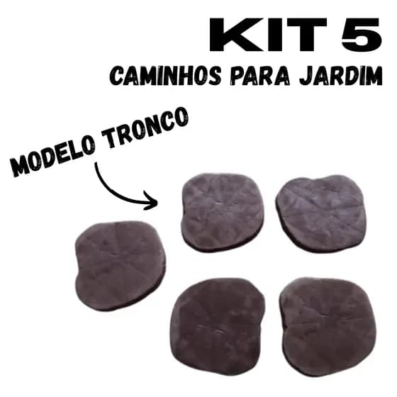 Caminho para Jardim  Piso  Placa Rústico Antiderrapante Super Resistente ecológico