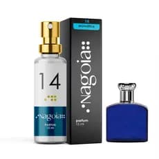 Perfume Importado Masculino 15 ml - Alta fixação inspirações NAGOIA 14 Polo Azul