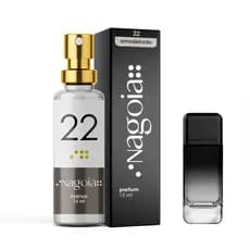 Perfume Importado Masculino 15 ml Nagoia 22 - Alta fixação inspirações - Black Vip