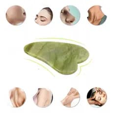 Gua Sha Placa Massageadora Jade Gua Sha Medicina Chinesa Anti Estresse Anti idade Promove Alivio