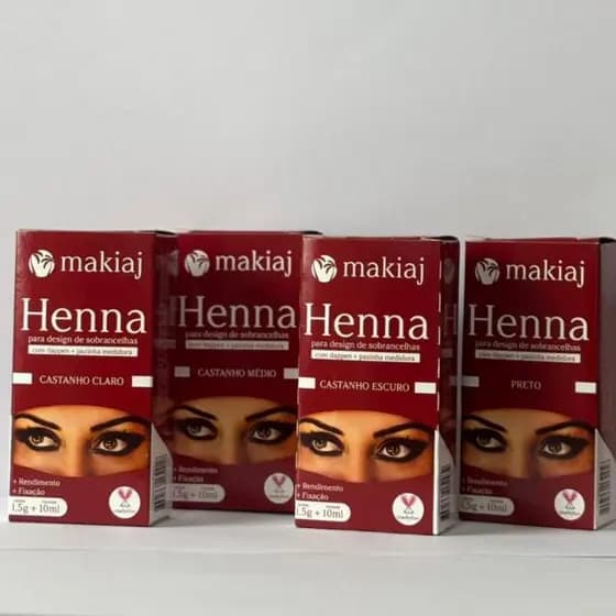 Henna Makiaj coloração de sobrancelhas