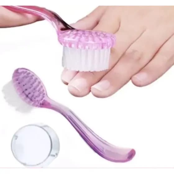 Escovas Para Unhas Limpeza De Unha Gel Manicure Pedicure