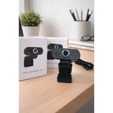 Webcam Camera Computador Full HD 1080p B1-2MP USB Plug Play com Microfone Embutido para Vídeos e Chamadas