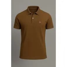 Camisa Gola Polo de Algodão Masculina Social Slim Manga Curta