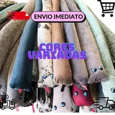 PROTETOR VEDA PORTA PESO COBRA DE TECIDO COLORS 1KG 75CM 9596 AP ARTESANAL