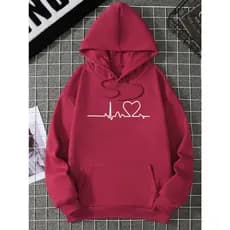 Moletom Feminino Batimentos Coração Blusa De Frio