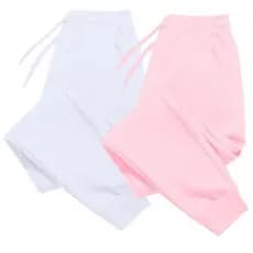 Kit 2 Calças Moletom Needstar Slin Algodão Treino Academia Passeio Básica Várias Cores