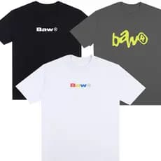 Kit 3 camisetas streetwear unissex BAW camisa Promoção