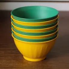 Jogo de 10 A 50 Cumbucas Cores da Bandeira do Brasil Copa 2026 Versátil ideal para Sobremesas e Petiscos