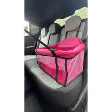 Cadeira TODA ROSA de Transporte  Pet de Luxo  Segurança  Carro Cachorro e Gatos