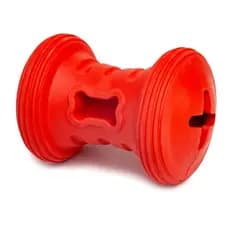 Brinquedo Roller Gira Snack Dispense de Ração Petiscos Cães