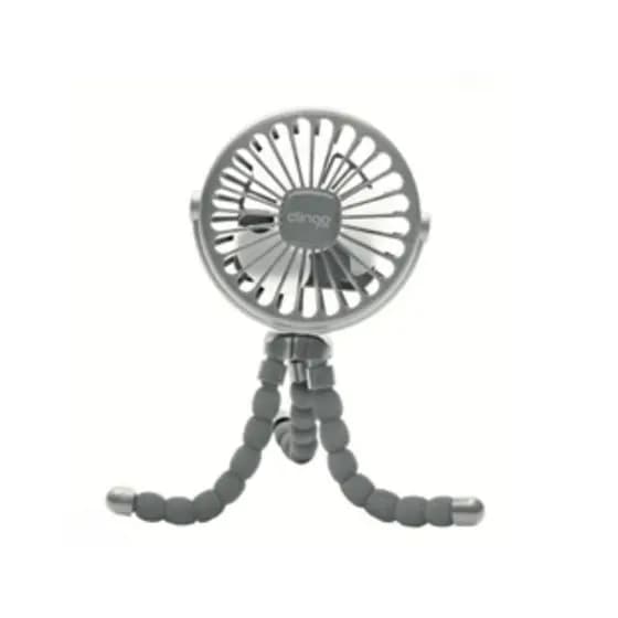 Ventilador Portátil com Tripé para Bebê Cinza Clingo