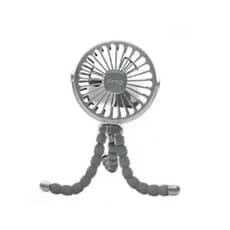 Ventilador Portátil com Tripé para Bebê Cinza Clingo