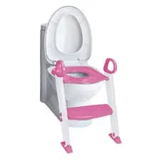 Redutor de Assento com Degrau Infantil Dobrável Rosa