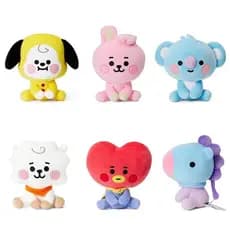 Kpop BTS BT21 Bonito Desenho Animado Chaveiro De Pelúcia Bolsa Pingente De Carro Amuletos