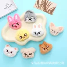 Kpop Idol Stray Kids Cute skzoo Acessório De Broche De Brinquedo De Pelúcia E Chaveiro