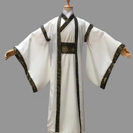 2026 Novo estilo antigo traje masculino Hanfu Dick bonito cavaleiro Original camisa de manga grande retorno para trás es